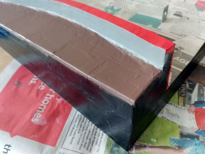 Paint the base colours for the Bathurst scenery
