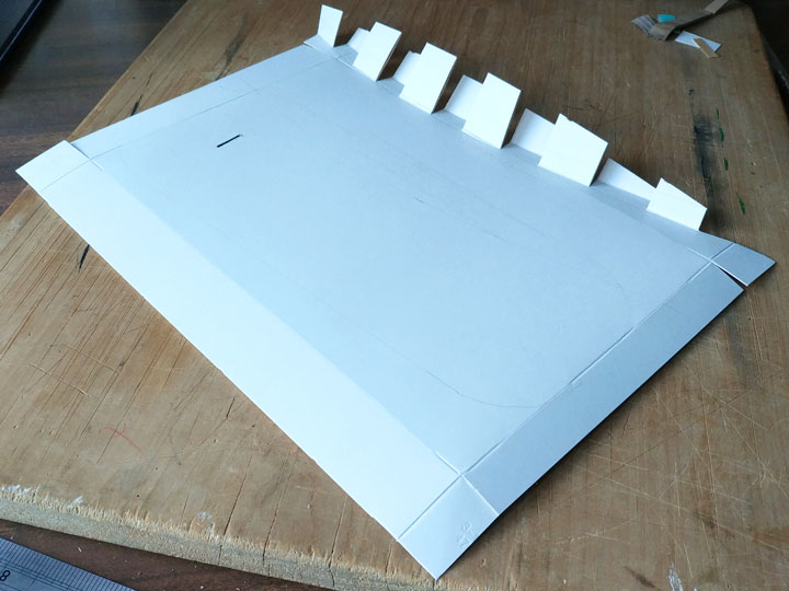 Brackets to hold up the wall of The Dipper