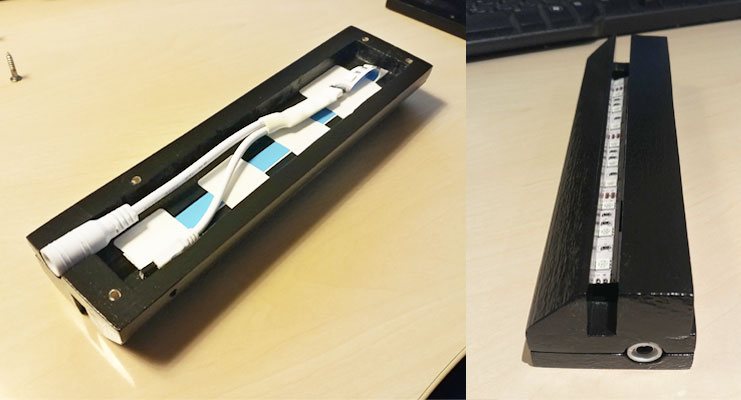 LED sign base