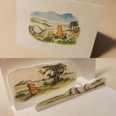 Winnie the Pooh Pop-up Card